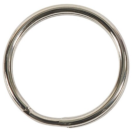 Bsc Preferred 1 1/8'' Chrome Split Key Rings, 100PK SR400